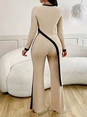 Women's Suit Women's Pants Color Blocking Suit