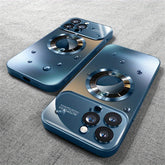 New Titanium Metallic Color Luxury Matte Phone Case for Iphone 15 14 13 12 11 Pro Max Plus Magnetic Wireless Charging Case Shockproof Glass Camera Lens Protection Cover