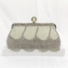 Heavy Industry Tassel Dinner Clutch Chinese Style