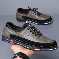 Handmade Casual Men's Shoes Versatile And Fashionable Leather