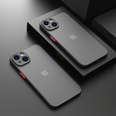 Luxury Matte Armour Shockproof Phone Case For 11/12/13/14/15 Pro Max Silicone Hard Back Cover, New 2024.
