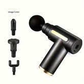 Home Convenient USB Rechargeable 7-speed Body Massager, Adjustable Multifunctional Body Fascia Gun, Fascia Electric Massager, Deep Tissue Impact Electric Muscle Massager, 4 Replaceable Massage Heads, Portable Handheld Ultra Q