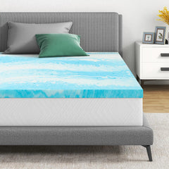 Airdown 2-inch Gel-Infused Memory Foam Mattress Topper, King Size
