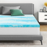 Surmatelas Airdown 2 pouces en Mousse à Mémoire de Forme Infusée de Gel, Taille King