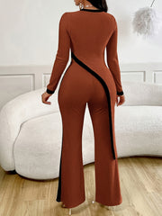 Women's Suit Women's Pants Color Blocking Suit