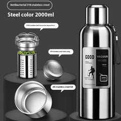316 Stainless Steel Liner Vacuum All-steel Thermal Pot