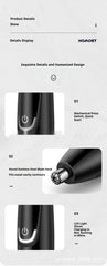Electric Nose Hair Trimmer For Multi-functional Black Shaving