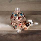 Set of 2 15ml Arabian Women's Perfume (Gold and Rose Gold), Muslim Eau de Toilette, Halal Dubai Vintage Perfume, Long Lasting Perfume, Arabian Flower Long Lasting Perfume Mother's Day Gift Valentine's Day Gift Gift for Girls