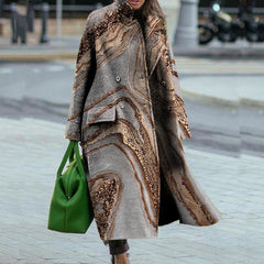Women's Fashion Casual Wool Coat