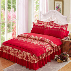 Simmons reversible bed skirt bedspread bed cover