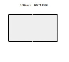 Polyester Portable Folding Da-mat Screen Projection Film Cloth