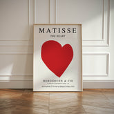 Modern Romantic Love Heart Canvas Art Print - Frameless Wall Decor for Bedroom, Living Room, Kitchen & Hallway - Ideal Home Gift, Perfect for Room Decor