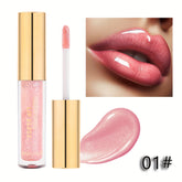 Shimmering Berry-Shade Lip Gloss - Moisturizing & Nourishing, Anti-Crack for All Skin Types, Perfect for Fall/Winter