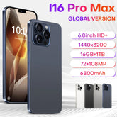 2025 nouveau Pad i16 Pro max tablette PC 6.8 pouces HD 4K Android 14 16GB + 1TB 6800mAh batterie 4G 5G double carte Sim WiFi GPS