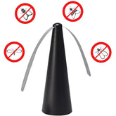 Automatic mosquito repellent fan, battery powered, portable, pest control, for home, outdoor picnics