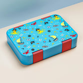 Children's Bento Lunch Box with 4/6 Compartments, BPA-Free Food Container, Microwave and Dishwasher Safe for Meals and School