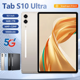 Tablette intelligente S10 Ultra 2025, originale, 10.1 pouces, haute définition, Android 15, 16 go + 1 to, 10000mAh, double carte 5G