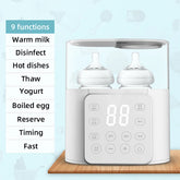 Fast multi-function bottle warmer, baby accessories, food warmer, milk warmer, sterilizer with precise temperature control