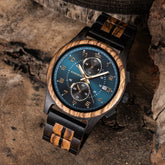 BOBO BIRD montre montre-bracelet en bois homme fabriqué à la main Vintage nouvelle montre à Quartz en bois avec montre en bois naturel élégante Unique personnalisé