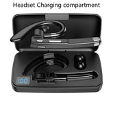 Bluetooth 5.3 stereo headphones, hands-free, noise-canceling, wireless business headset with HD microphone for all smartphones