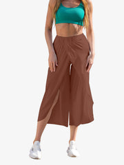 Women's Pants Sexy Crossover Sexy Wide-legged Yoga Pants