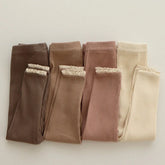 Leggings pour nouveau-né fille, vêtements pour nourrissons, en coton côtelé, solides, en dentelle, bouche de pied, pantalons slim, vêtements pour bébé