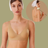 Women's Latex Bra, Seamless Underwear, Sexy Wireless Bralettes, Soft Women's Intimate Lingerie, Plus Size Bralette S-XL