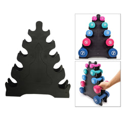 T1 5-Level Dumbbell Rack for Home Gym, Compact Accessory