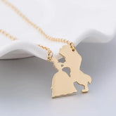 Collier la belle et la bête pour femmes, bijoux de film, pendentif Prince princesse, accessoires pour amoureux, cadeaux, nouvelle collection 2025