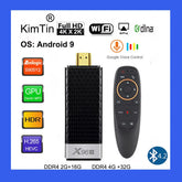 Clé TV X96S 4K, Android 9.0, Amlogic S905Y2 Quad Core, 4 go/32 go, Wifi 2.4/5GHz, bt 4.2, 1080P, H.265, Miracast, Dongle TV