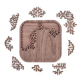 High-quality wooden jigsaw puzzle for adults, challenging expert level, impossible puzzle, unique and stimulating puzzle, wooden board game