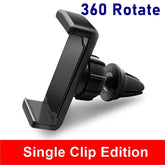 Universal car phone holder for iPhone XS 8 11 12 13 14 15 Pro Max, air vent mounting clip, car phone holder, smartphone