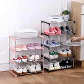 Chaussures T1 multicouches et peu encombrantes, rangement domestique simple, trois et quatre couches, supports à chaussures, 3/4