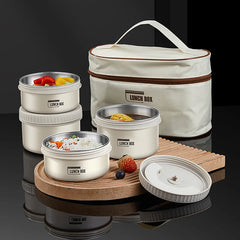 Stackable Stainless Steel Bento Lunch Container Portable Lunch Box