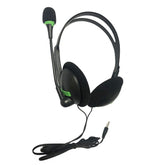 USB Headset with Noise-Canceling Microphone and Volume Control, Wired 3.5mm Headset for Laptop, PC, Call Center, Office
