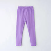 Girls' leggings for spring and summer, suitable for outdoor wear. They are slim-fitting, long pants for children.