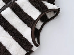 Boys' Solid Color Zip-Up Trench Coat, Children's Winter Coat