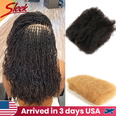 Tresses torsadées de couleur naturelle QVR, cheveux brésiliens Remy sans trame, Afro crépus, en vrac, pour tressage, 1 paquet de 50 g/pièce