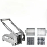 Stainless Steel French Fry Cutter, Manual Potato Slicer for Home Use, Multifunctional Vegetable Slicer for Cucumber and Carrots
