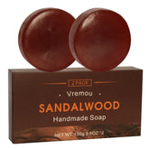 Bois de santal Regina-2 paquets, bois d'agar Regina-2 paquets, nettoyage doux fait à la main Regina, huile essentielle végétale parfumée corps Regina