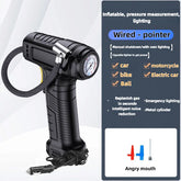 120W Portable Multifunctional Air Pump, Tire Inflator, Emergency Repair Tool, Digital Display, Compact Car Inflator