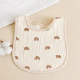 U-shaped gauze baby bibs, 6-layer cotton drool wipes, newborn fabrics, bandana scarves for boys and girls, feeding bibs, new collection