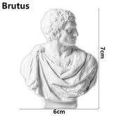 Office ornament inventory for interior decoration, plaster portraits, Myenson Greek figurine, famous sculpture, plaster bust statue
