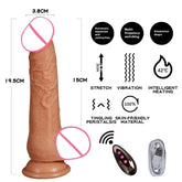 Adult sex toys, automatic retractable vibrating dildos, female masturbation sex toys, vibrating toys inserted into the penis