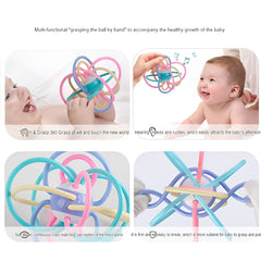 Morandi Manhattan hand grasping ball baby teething toy