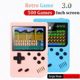 Mini Console de jeu vidéo Portable rétro, 8 bits, écran LCD couleur 3.0 pouces, lecteur de jeu couleur pour enfants, 500 jeux intégrés