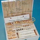Ensemble de bijoux avec accessoires de fête, colliers de la présidence, boucles d'oreilles, matiques, sans boîte, 86 pièces