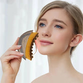 Brosse pour le visage Contour lymphatique | Masseur de brossage à sec et de drainage lymphatique | Pour la sculpture du visage, du menton et du mâchoire | Raffermissement de la peau & P