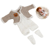 Baby clothes for 30cm dolls, newborn accessories, fashionable sweater dresses, coats, doll clothes for girls, DIY toys, gift