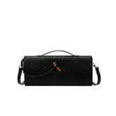 Elegant designer-inspired women's handbag - Luxury branded leather shoulder tote with optional shoulder strap